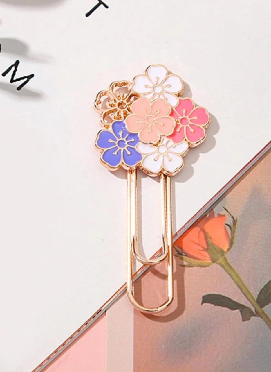 Flowers Bookmark/Paperclips