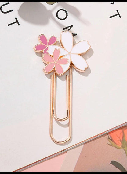 Flowers Bookmark/Paperclips