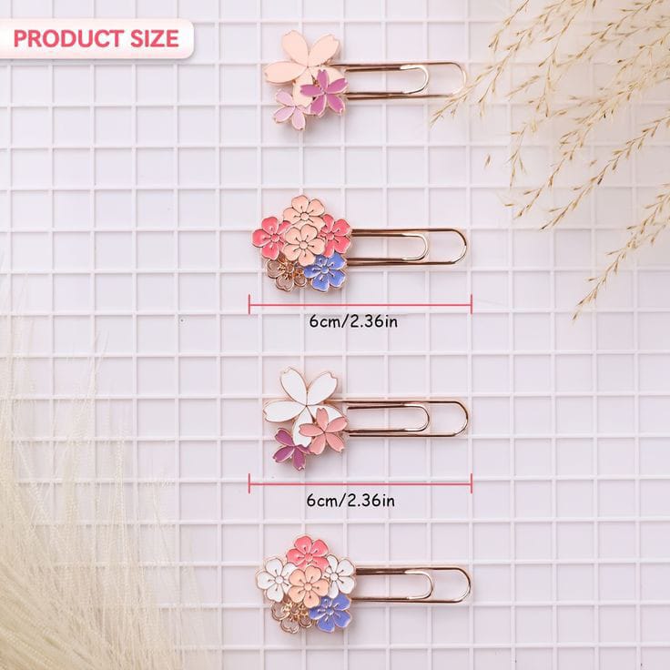 Flowers Bookmark/Paperclips