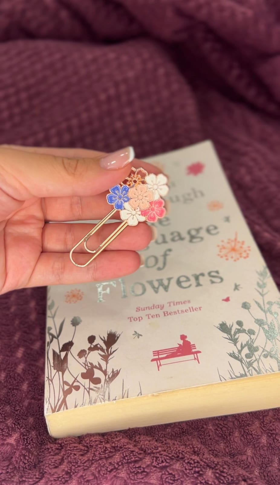 Flowers Bookmark/Paperclips