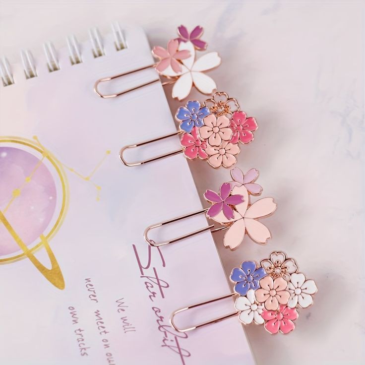 Flowers Bookmark/Paperclips