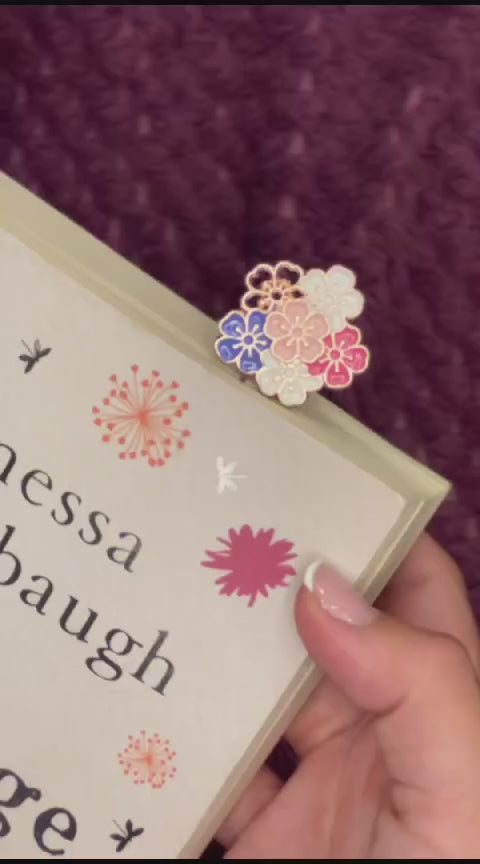 Flowers Bookmark/Paperclips