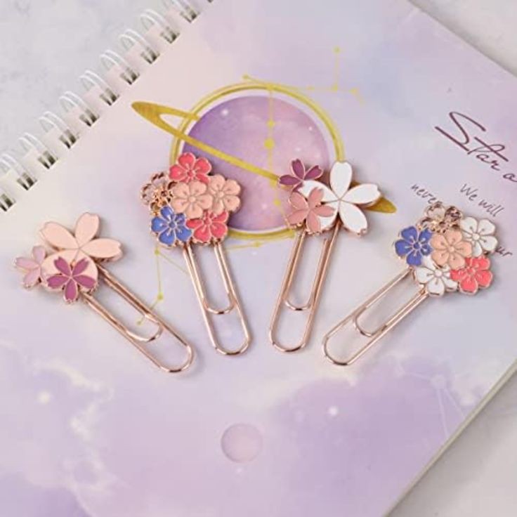 Flowers Bookmark/Paperclips